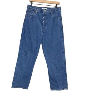 Levi's‎ Premium Wedgie Straight Leg Jeans Women's Size 32 Button Fly Stretch